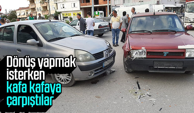 Dönüş Yapmak İsterken Çarpıştılar