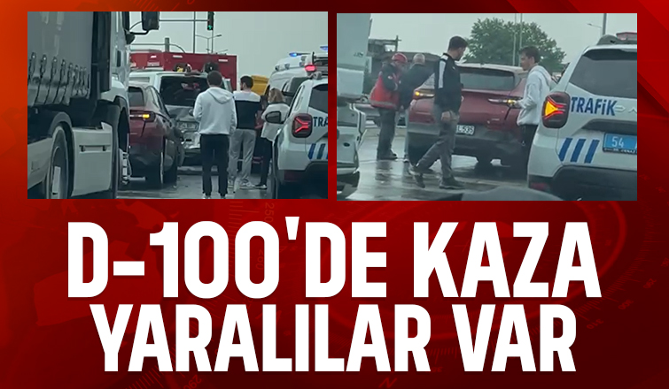 Dörtyol ışıklarında kaza, yaralılar var