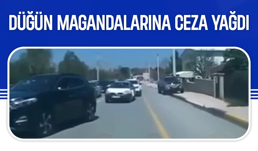 Düğün magandaları tek tek tespit edilip 75'er bin lira ceza kesildi