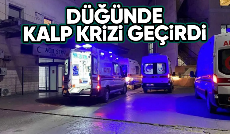 Düğünde kalbi durdu, kalp masajı ile hayata döndü