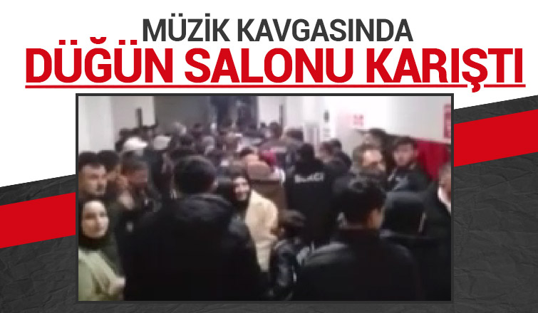 Düğünde müzik kavgası