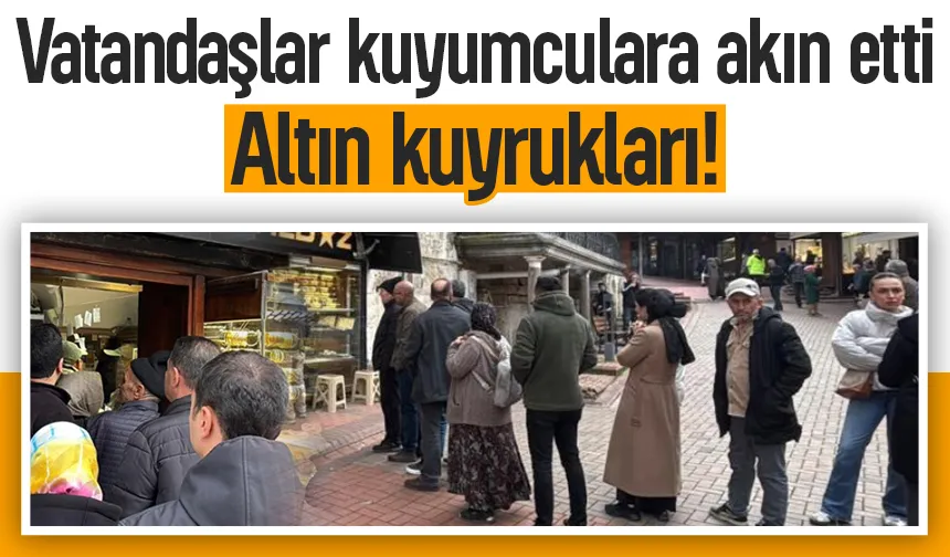 Düşüşle birlikte kuyumculara akın ettiler! Altın fiyatları...