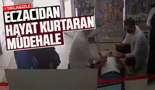 Eczacıdan hayat kurtaran müdahale