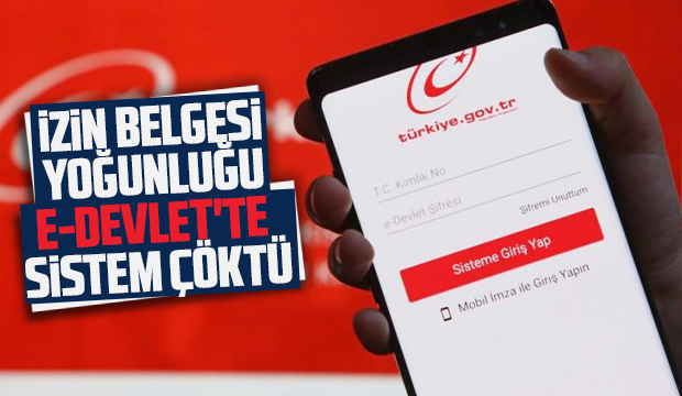 E-Devlet'te sistem çöktü