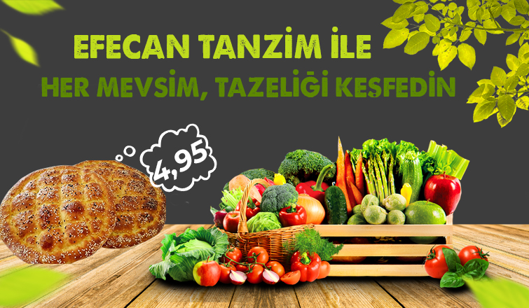 Efecan Tanzim İle Her Mevsim, Tazeliği Keşfedin