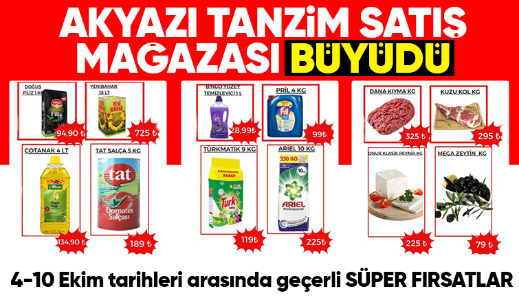 Efecan Tanzim Satış'tan süper fırsatlar