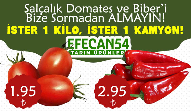 Efecan Tanzim Satışta her gün en ucuz fiyat