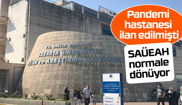 Eğitim Araştırma Hastanesi'nde bazı servisler açılıyor