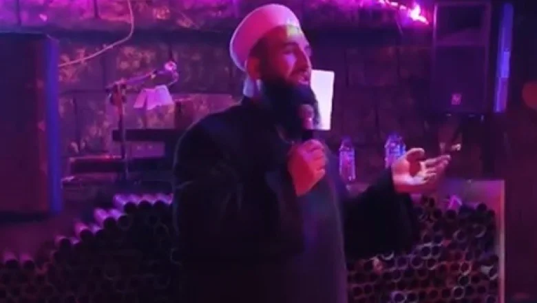 Eğlence mekanında ahireti anlattı; Tövbe çağrısı yaptı