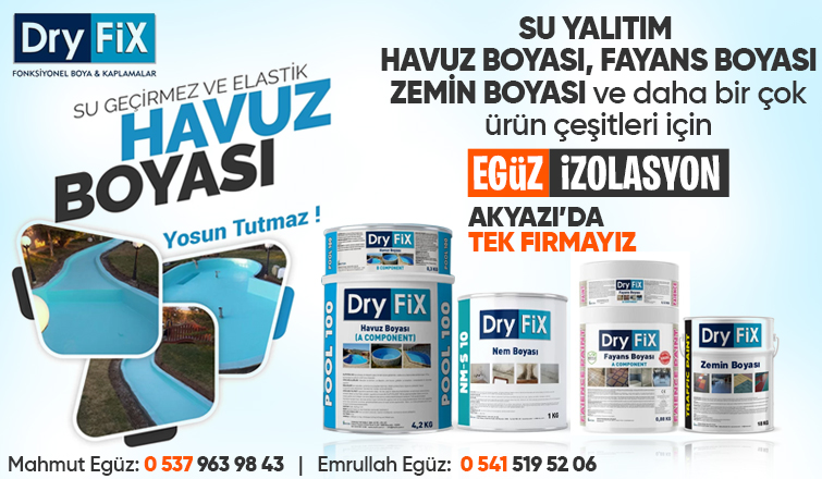 Egüz Emlak ve İzolasyon Akyazı'da