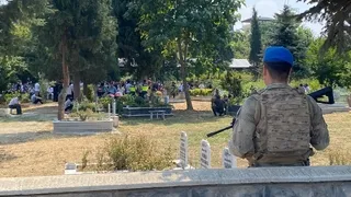 Ekinli'de gergin cenaze; Komandolar önlem aldı