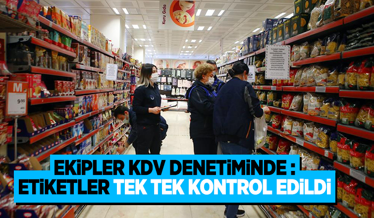 Ekipler KDV denetiminde