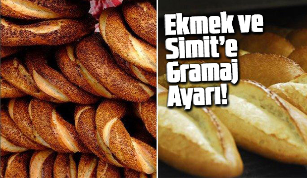 Ekmek ve simite gramaj ayarı