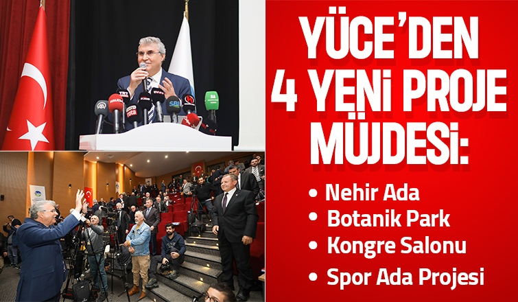 Ekrem Yüce’den 4 yeni proje müjdesi