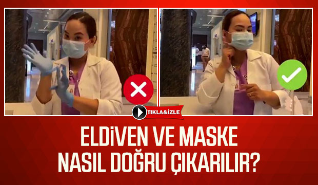 Eldiven ve maske nasıl doğru çıkarılır