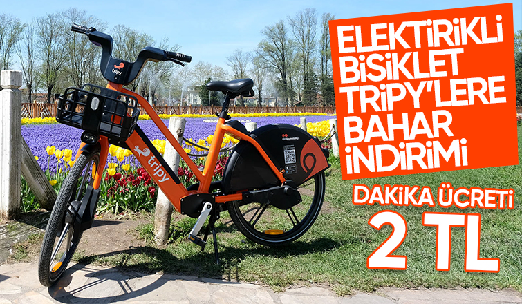 Elektirikli bisiklet Tripy’lere bahar indirimi