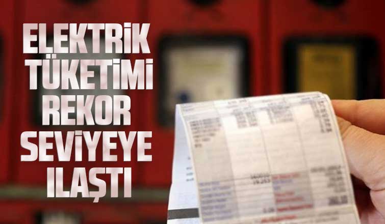 Elektrik tüketimi rekor seviye ulaştı