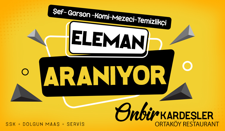 Eleman Alınacaktır