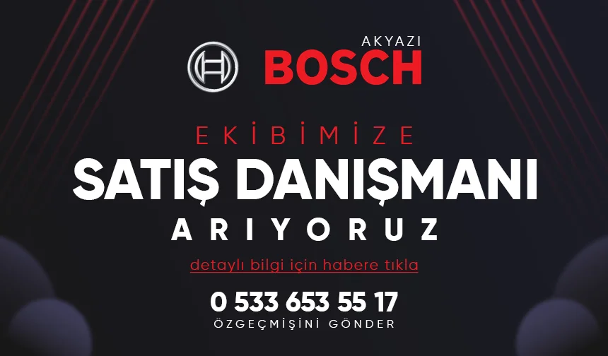 Erkek Eleman aranıyor