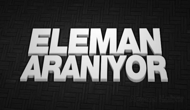 Eleman İlanı