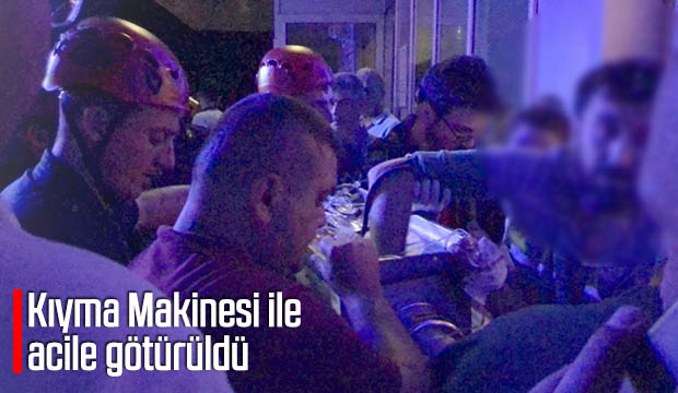 Elini Kıyma Makinesine Kaptırdı 