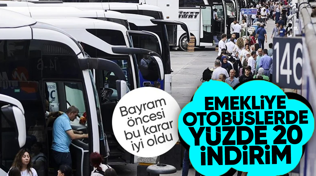 Emeklilere şehirler arası otobüslerde indirim kararı Resmi Gazete'de yayınlandı