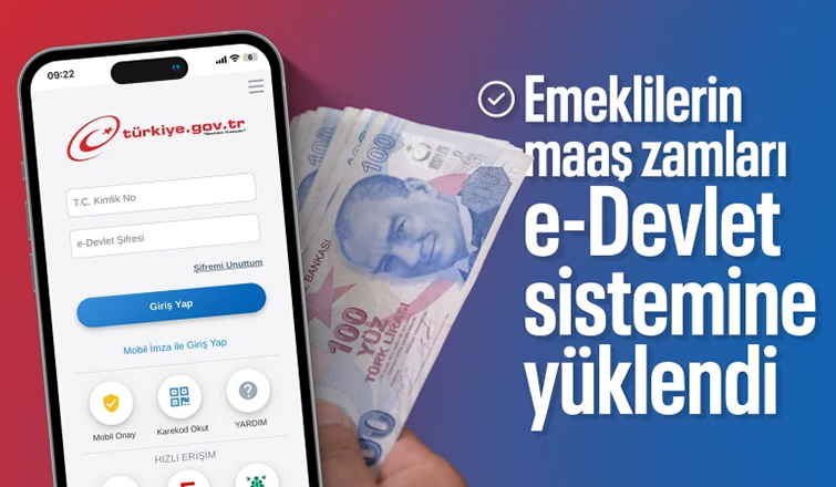 Emeklilerin maaş zamları e-Devlet'te erişime açıldı
