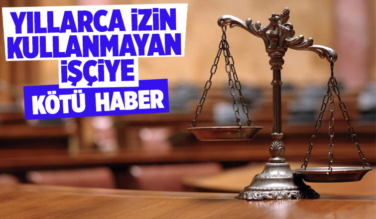 Emsal yıllık izin kararı