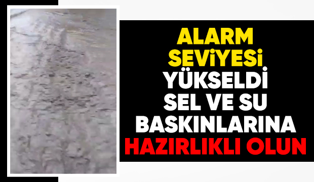 En yüksek seviyede alarm hazırlıklı olun