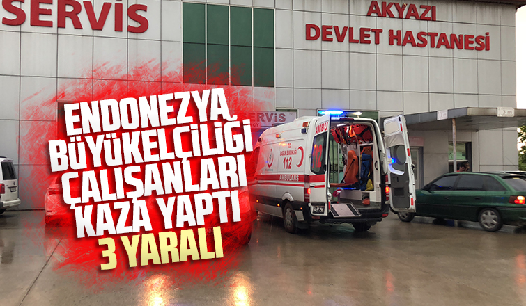 Endonezya Büyükelçiliği çalışanları kaza yaptı