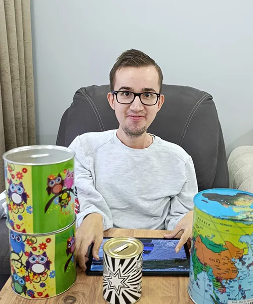 Engelli gençten örnek davranış