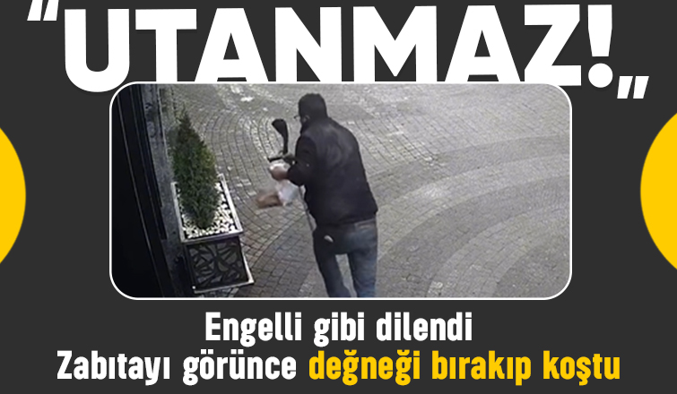 Engelli gibi dilendi, sağlam çıktı