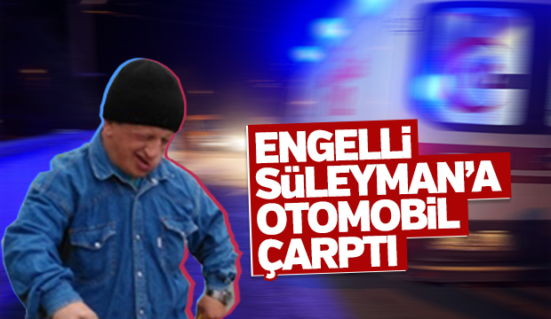  Engelli Vatandaşa Araba Çarptı