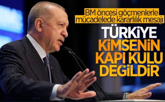 Erdoğan'dan göçmen açıklaması