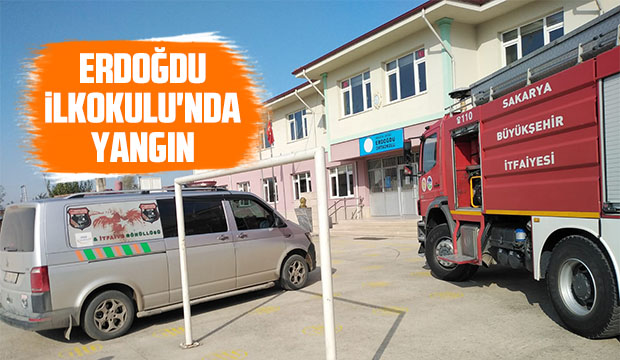 Erdoğdu İlkokulu'nda yangın