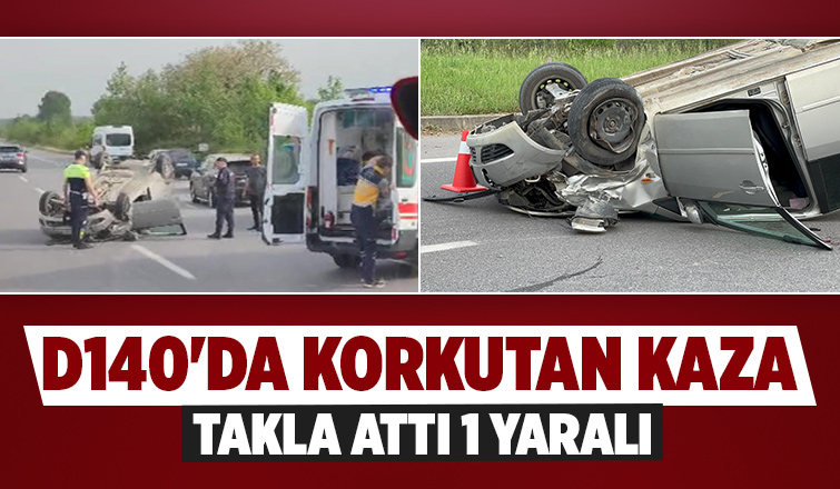 Erdoğdu Kavşağında Kaza 1 Yaralı