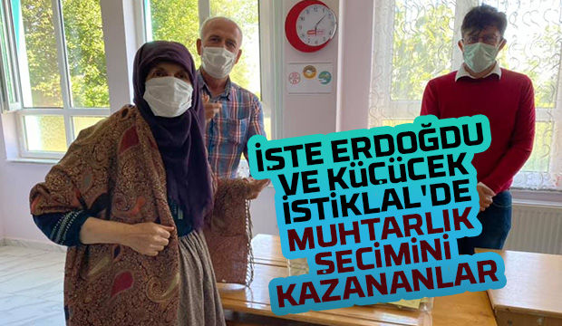 Erdoğdu ve Küçük İstiklal'de muhtarlığı kazanan isimler belli oldu