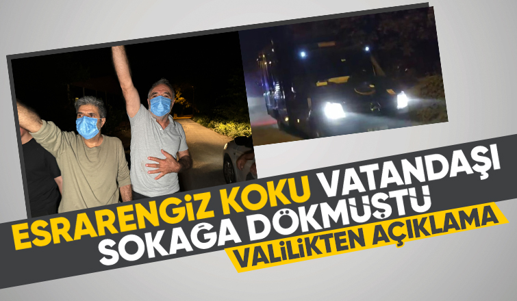 Erenler'i sokağa döken kokuyla ilgili açıklama