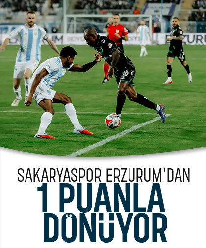 Erzurumspor 1 Sakaryaspor 1