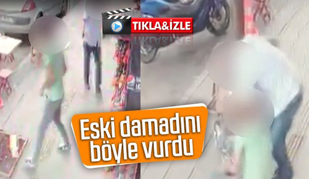 Eski damadının bacaklarına sıktı