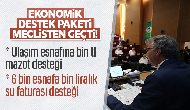 Esnafın beklediği paket meclisten geçti