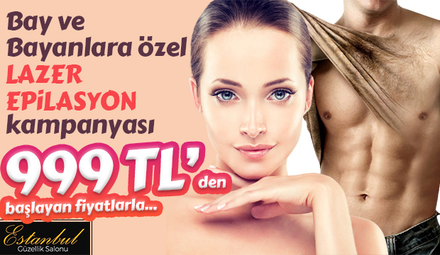 Estanbul Güzellik Salonunda Kampanya