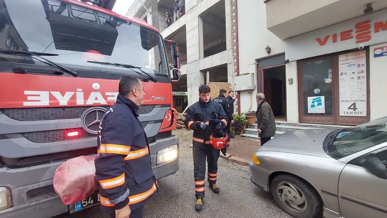 Ev yangını paniği