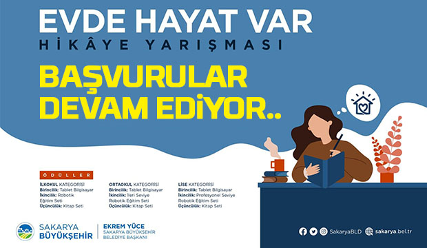 Evde Hayat Var hikâye yarışmasında başvurular devam ediyor