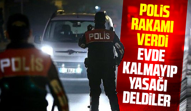 Evde kalmayıp yasağı deldiler