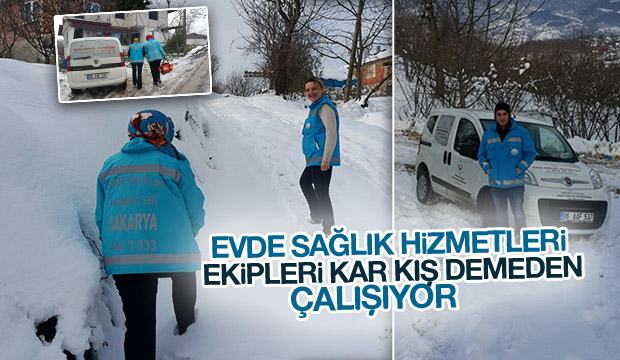 Evde Sağlık Hizmetleri Kar Kış Durmadan Çalışıyor