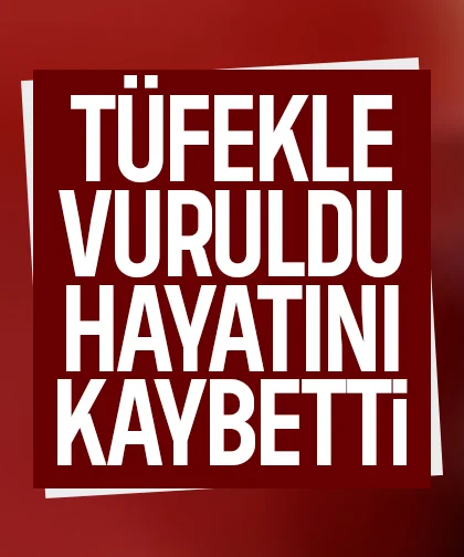 Evde sır dolu ölüm; Tüfekle vuruldu