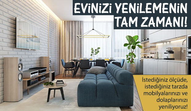 Evinizi yenilemenin tam zamanı