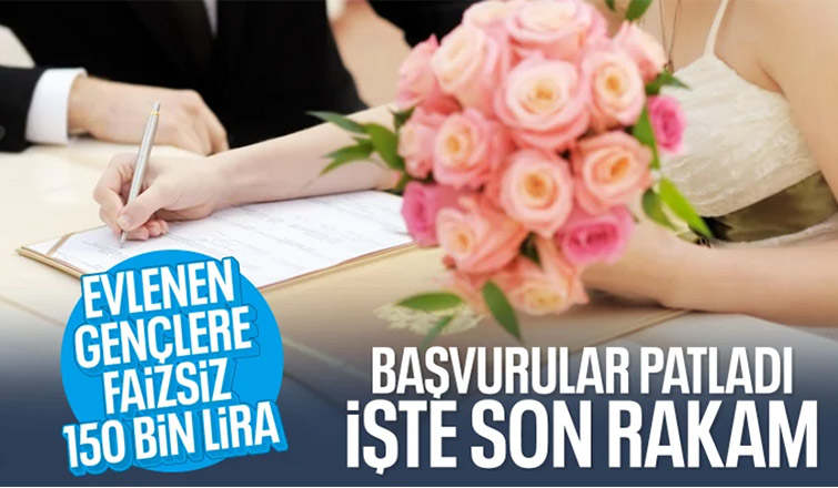 Evlilik kredisine başvuranların sayısında son durum