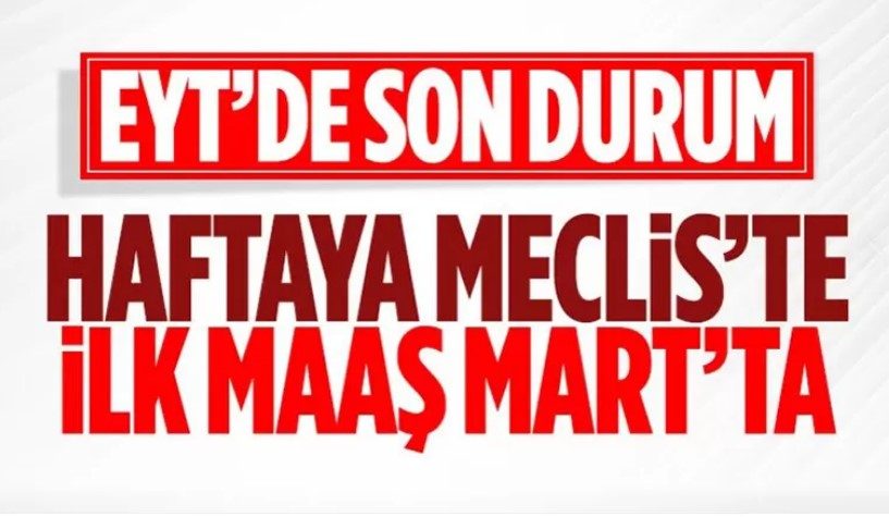 EYT ile ilgili heyecanlandıran haber